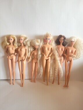 Vintage Barbie Doll Lot Totally Hair Skipper Teresa Mattel Dolls 1990s
